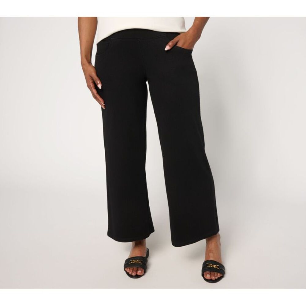 Women Control Women's Petite Pants 1XP Prime Denim Crop Black